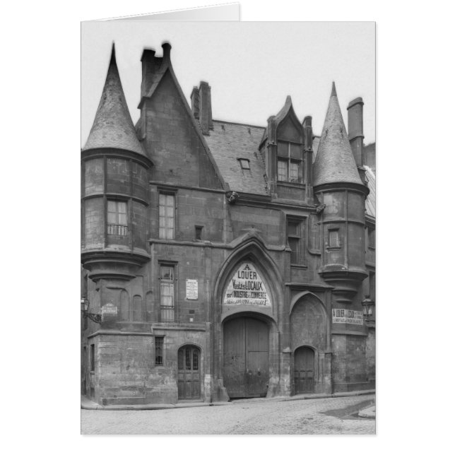 Hotel de Sens, late 19th century-early (Front)