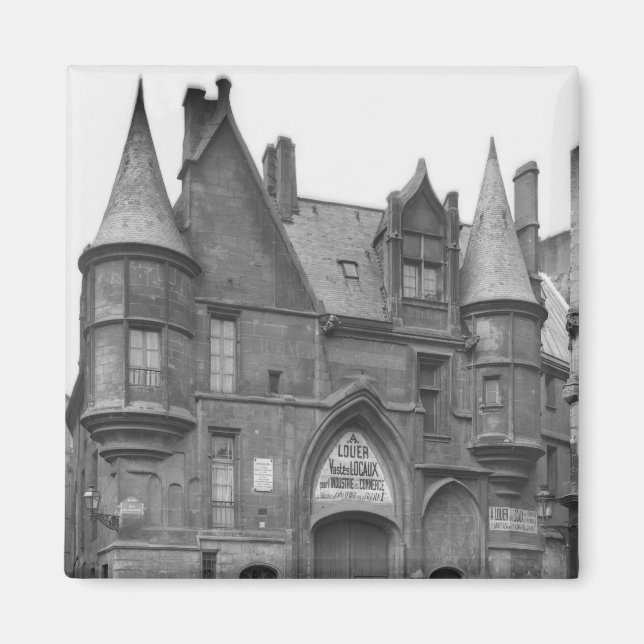 Hotel de Sens, late 19th century-early Magnet (Front)