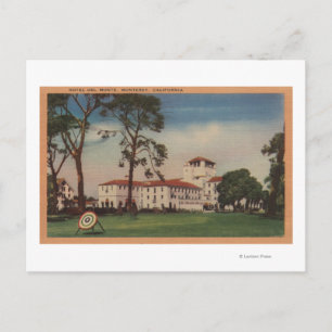 Hotel Del Monte and Archery Lawn - Monterey, CA Postcard