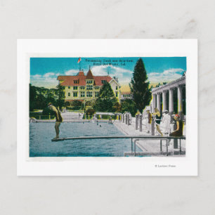 Hotel Del Monte Swimming Tank and Solarium Postcard