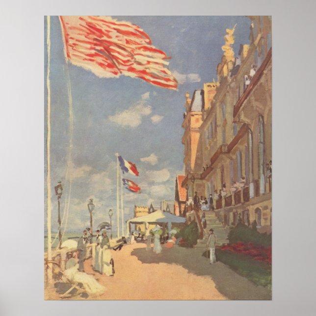 Hotel Des Roches Noires In Trouville - Claude Mone Poster (Front)