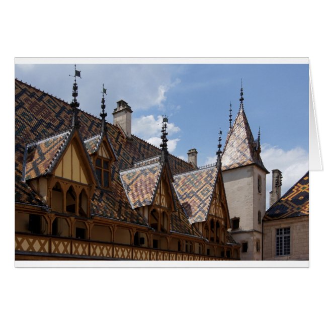 Hotel-Dieu De Beaune France Building Architecture (Front Horizontal)