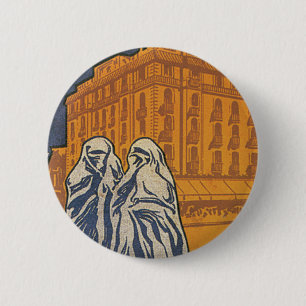 Hotel Excelsior Casablanca 6 Cm Round Badge