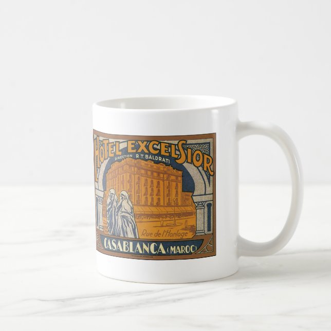 Hotel Excelsior Casablanca Coffee Mug (Right)