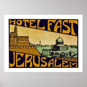 Hotel Fast Jerusalem Poster