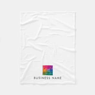 Hotel Guest House Motel Hostel Logo Here Template Fleece Blanket