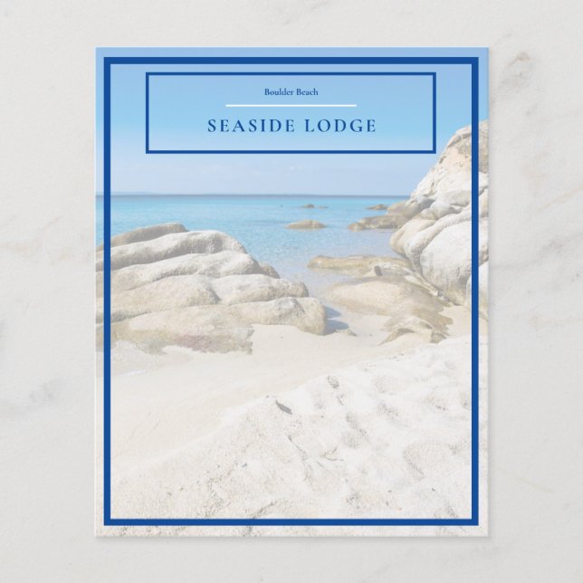 Hotel Guest house vacation photo stationary paper (Front)