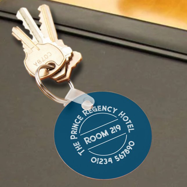 Hotel Keychain with Room Number (Creator Uploaded)