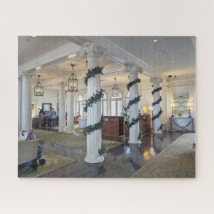 Hotel Lobby in Honolulu Hawaii Jigsaw Puzzle
