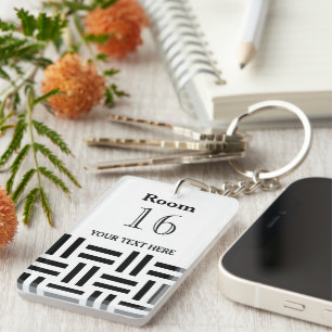 Hotel lodge Resort Custom Room Key Ring