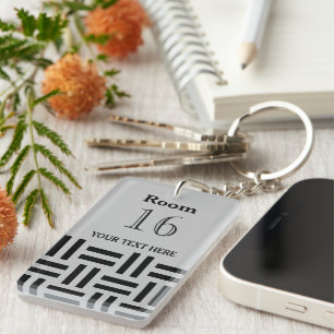 Hotel lodge Resort Custom Room Key Ring