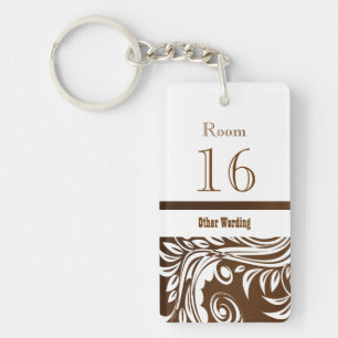 Hotel lodge resort room key ring