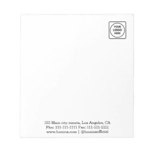 Hotel Logo Promotional Branding Business Notepad