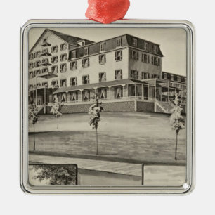 Hotel Lookoff, Sugar Hill, NH Metal Tree Decoration