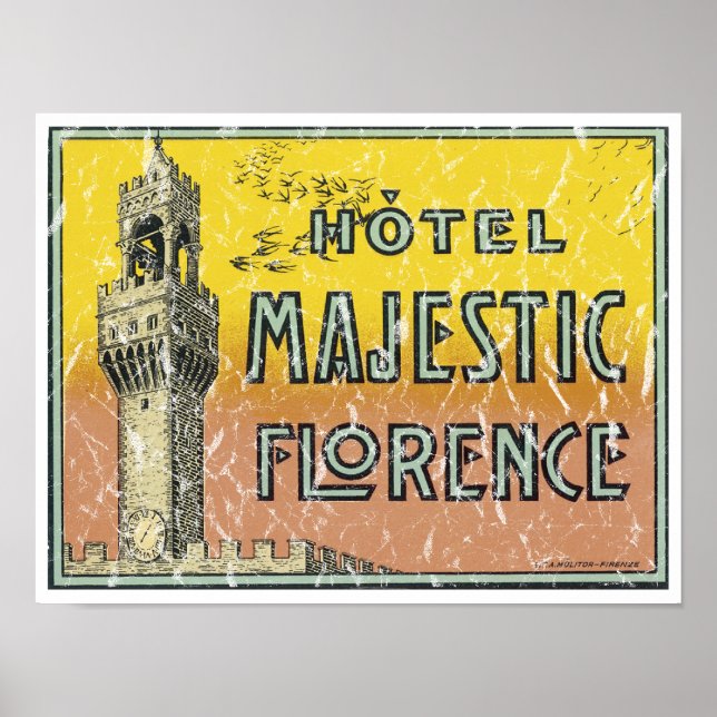 Hotel Majestic - distressed Poster (Front)