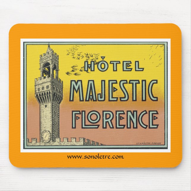 Hotel Majestic Florence Mouse Pad (Front)