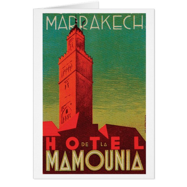 Hotel Mamounia Marrakech (Front)