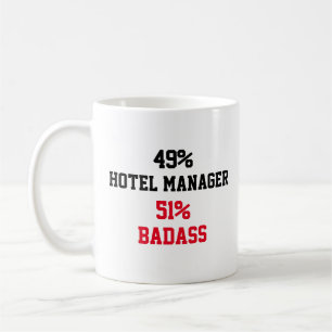 Hotel manager Badass Coffee Mug