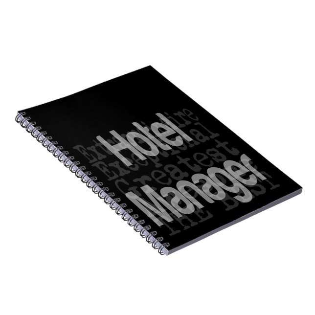 Hotel Manager Extraordinaire Notebook (Right Side)