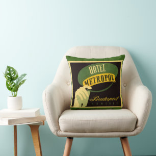 Hotel Metropol Budapest Hungary Bellhop Hat Cushion