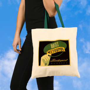 Hotel Metropol Budapest Hungary Bellhop Hat Tote Bag