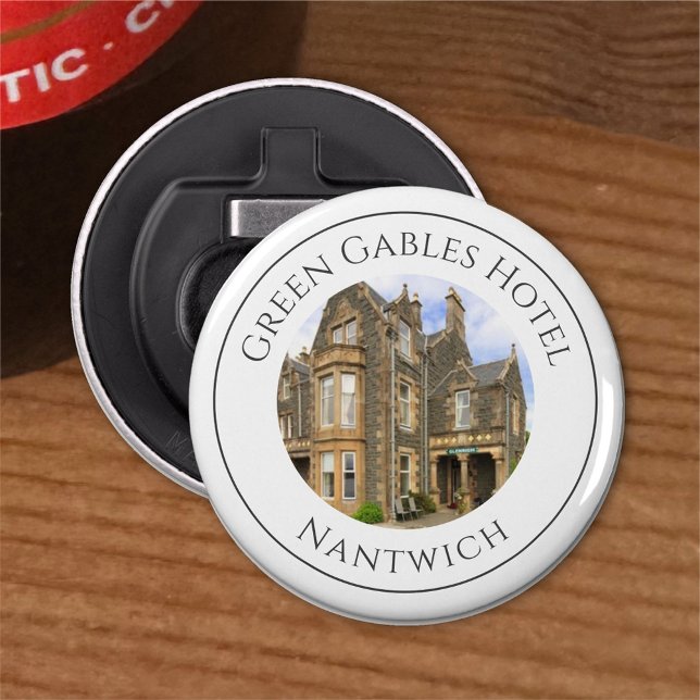 Hotel Name and Photo. Hotel Bottle Opener (Creator Uploaded)