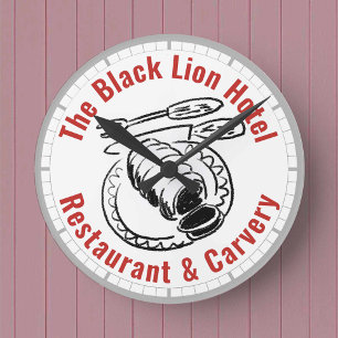 Hotel or Pub Restaurant Dining Room or Carvery Round Clock