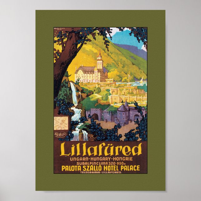 Hotel Palota Lillafured, Hungary Poster (Front)