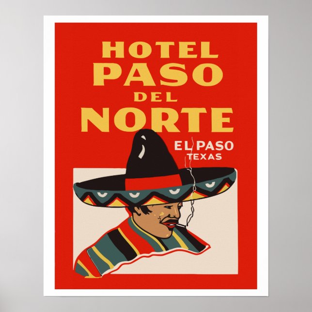 Hotel Paso del Norte (El Paso - Texas) Poster (Front)