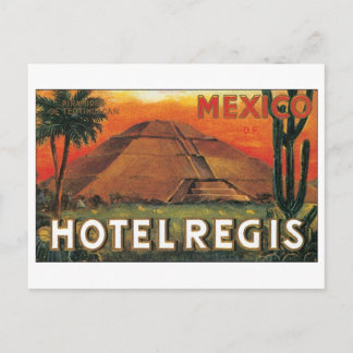 Hotel Regis, Mexico Postcard