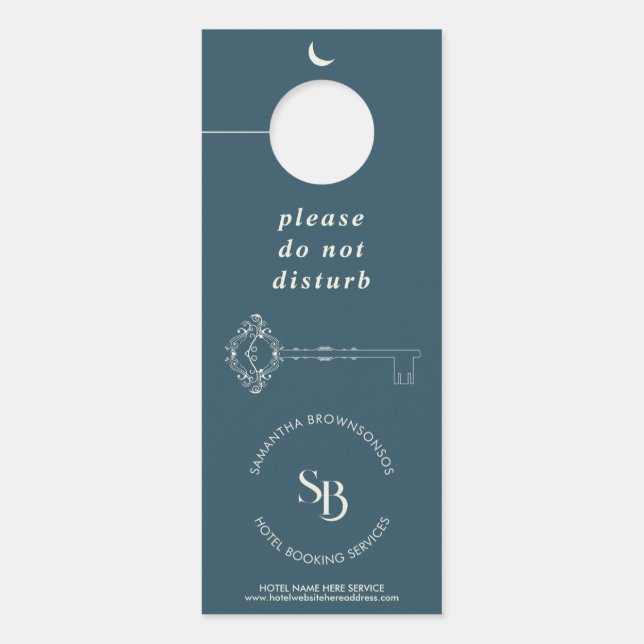 Hotel Rental Apartment House Keeping Door Hanger (Front)