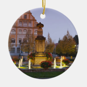 Hotel Residenzschloss Bamberg, Germany Ceramic Tree Decoration