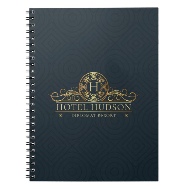 Hotel Resort Business Luxury Notebook (Front)