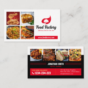 Hotel, Restaurant, Cafe, Grill Business Card +Logo
