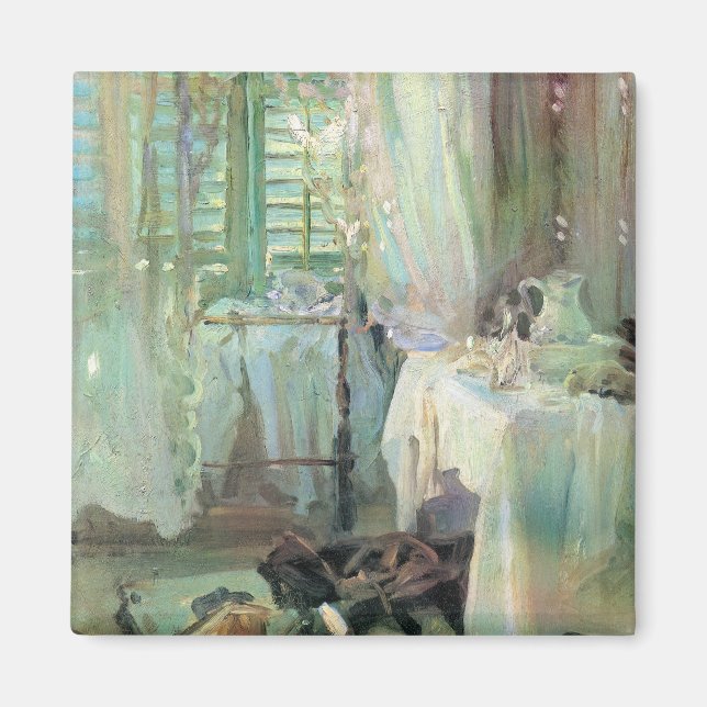 Hotel Room by John Singer Sargent Magnet (Front)