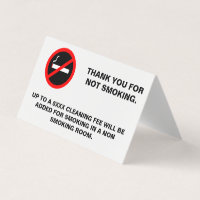 Hotel room no smoking sign rectangular sticker