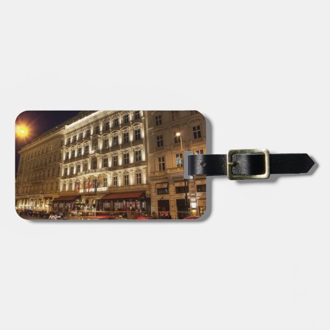 Hotel Sacher Luggage Tag (Front Horizontal)