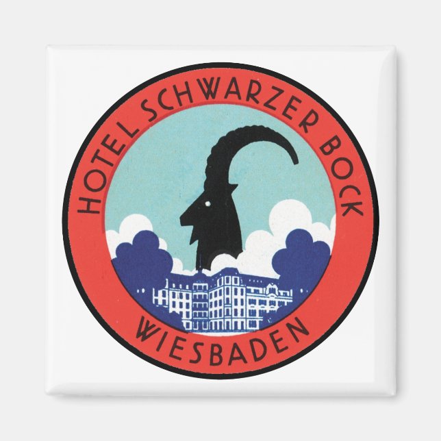 Hotel Schwartzer Bock Wiesbaden Magnet (Front)