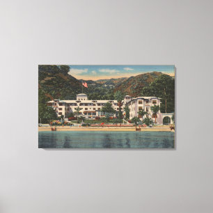 Hotel St. Catherine in Santa Catalina, Californi Canvas Print