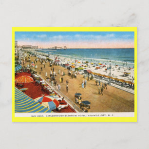 Hotel Sun Deck, Atlantic City NJ Vintage Postcard