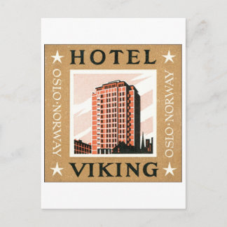 Hotel Viking, Oslo Norway Postcard