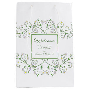 Hotel Welcome Bag Floral Vine Heart