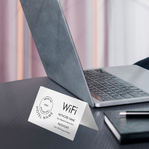Hotel Wifi Details for Guests Logo Any Colour