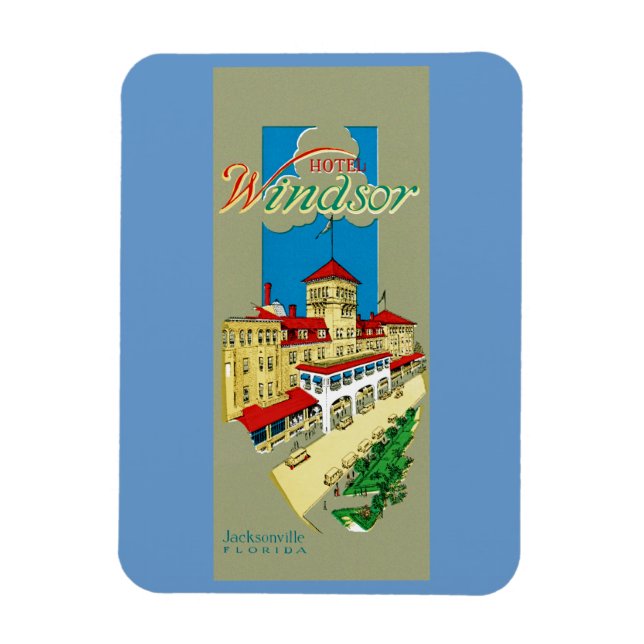 Hotel Windsor Jacksonville Magnet (Vertical)