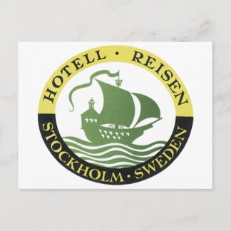 Hotell Reisen Stockholm Sweden Postcard