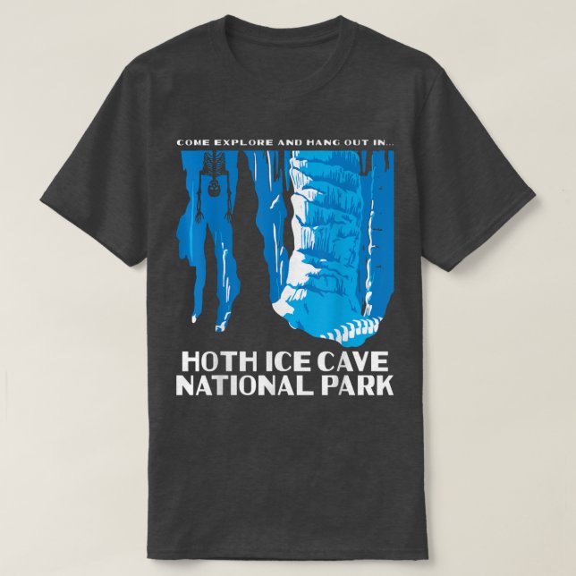 Hoth Ice Cave National Park  T-Shirt (Design Front)