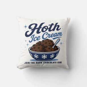 Hoth Ice Cream Dark Chocolate Funny Cushion