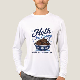 Hoth Ice Cream Dark Chocolate Funny Tri-Blend Shirt