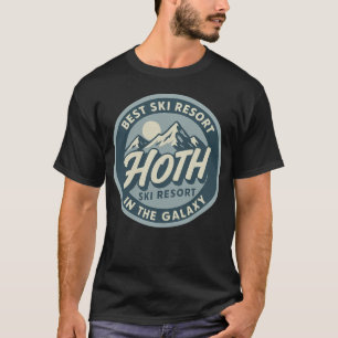Hoth Ski Resort Best Ski Resort in the Galay Retro T-Shirt