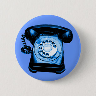 Hotline Blue 6 Cm Round Badge